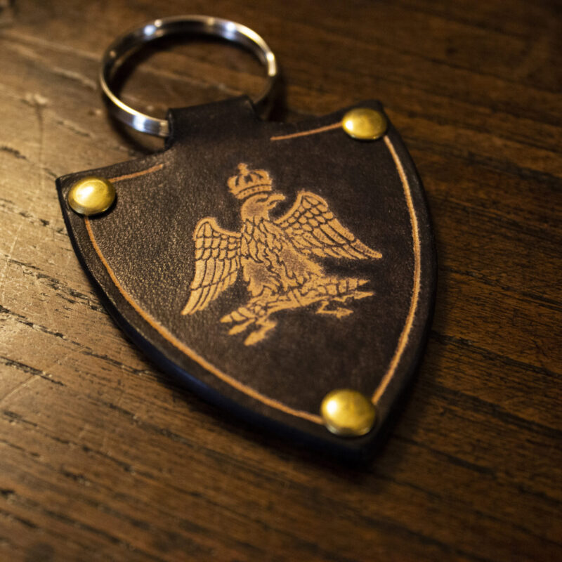 Porte-clés Napoléon en cuir